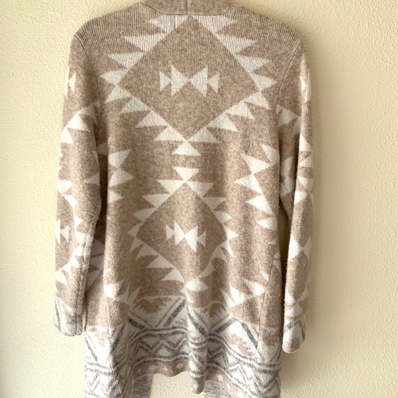 Frye Southwest Aztec Cardigan Sweater Size Medium - Picture 5 of 9